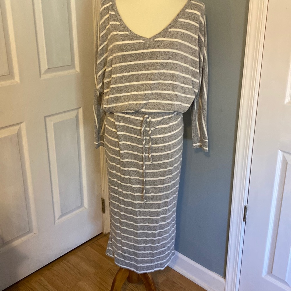 Olive Mauve Two-Piece Coordinate Top and Skirt Set Large
